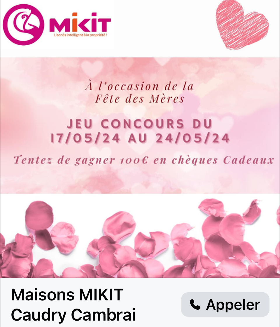 JEU CONCOURS FETE DES MERES