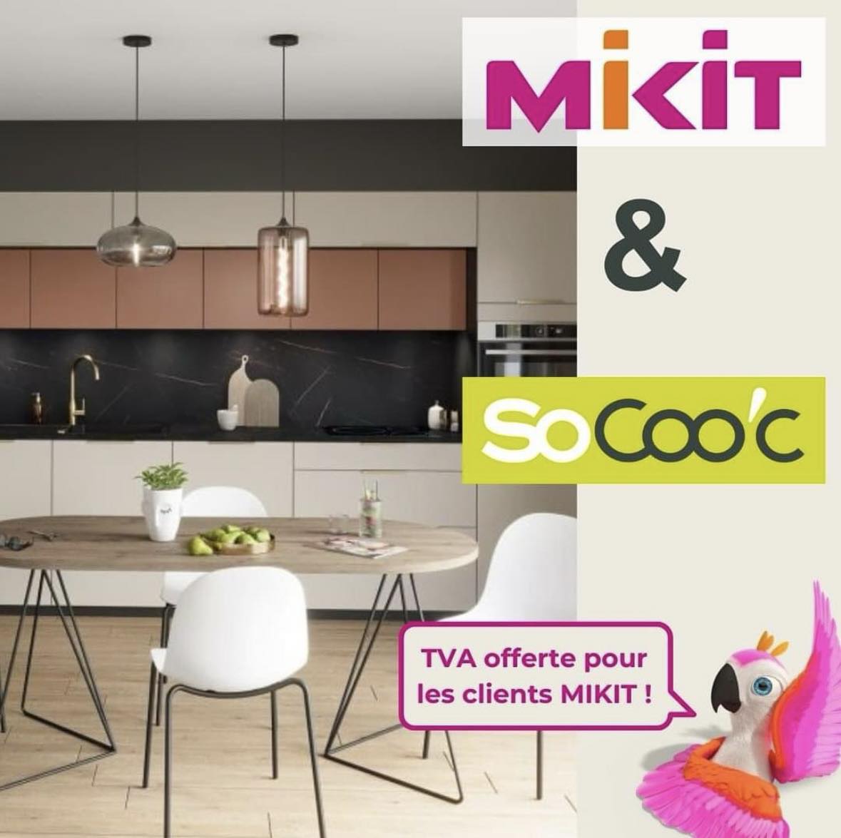 TVA OFFERTE POUR NOS CLIENTS SUR LES CUISINES SO'COOC