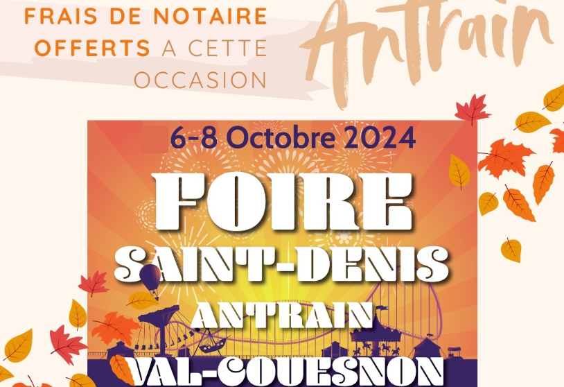 ⭐️⭐️⭐️ RETROUVEZ-NOUS A LA FOIRE SAINT DENIS ⭐️ Dimanche 6 – mardi 8 octobre 2024 ⭐️