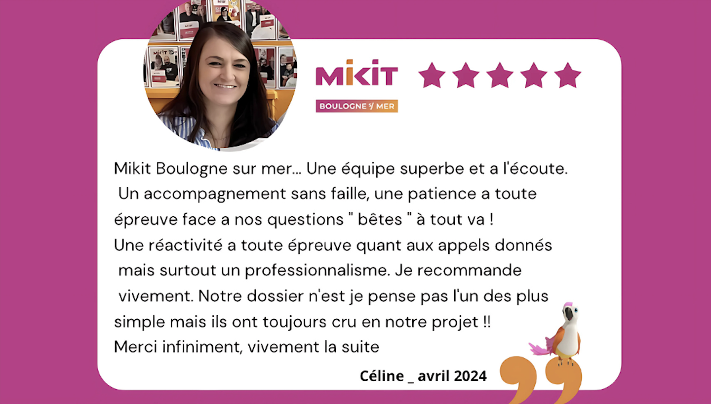 Les avis clients Mikit Boulogne-sur-mer - Céline en Avril 2024