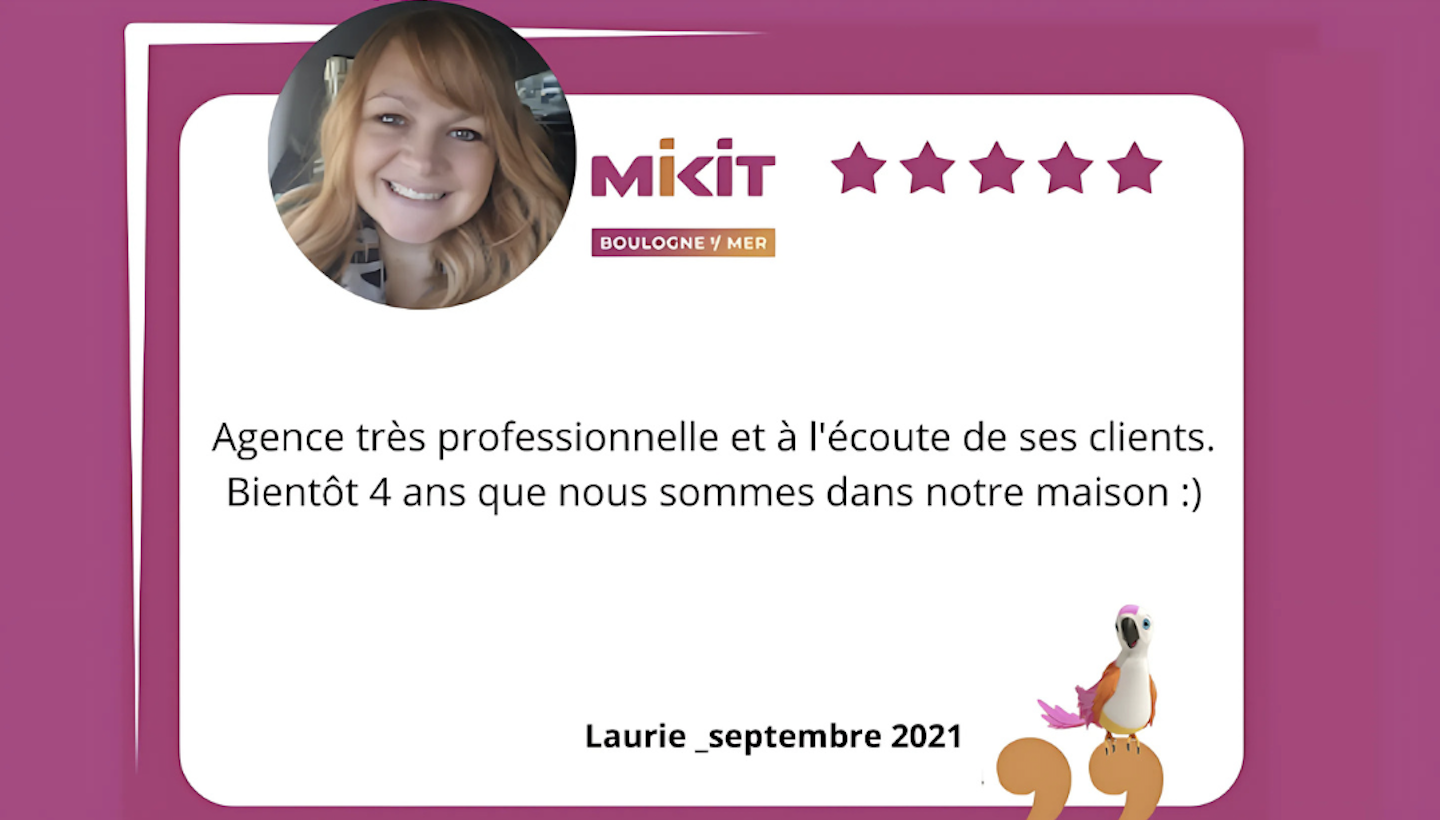 Les avis clients Mikit Boulogne-sur-mer - Laurie en septembre 2021