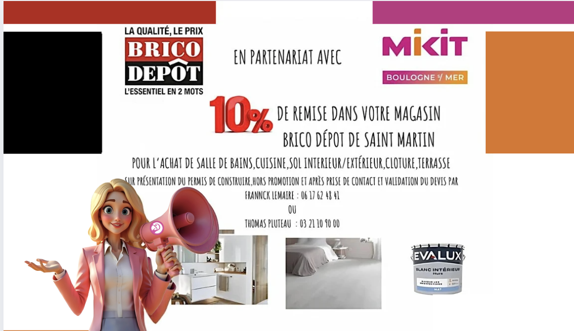 10 % DE REMISE POUR MA MAISON MIKIT